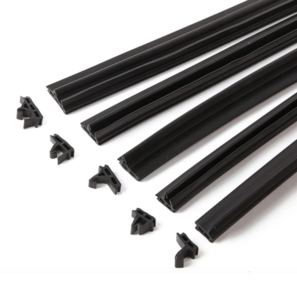 Car Door Edge Rubber Weatherstrip Pillar Sealing Good Oil Resistance NBR EPDM FKM Silicone Flat Rubber Seal Strip