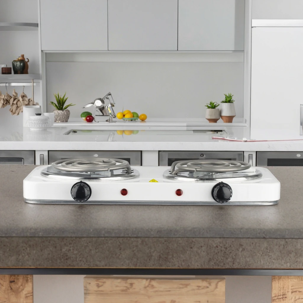 Uxsiya Double brûleur électrique, plaques de cuisson portatives