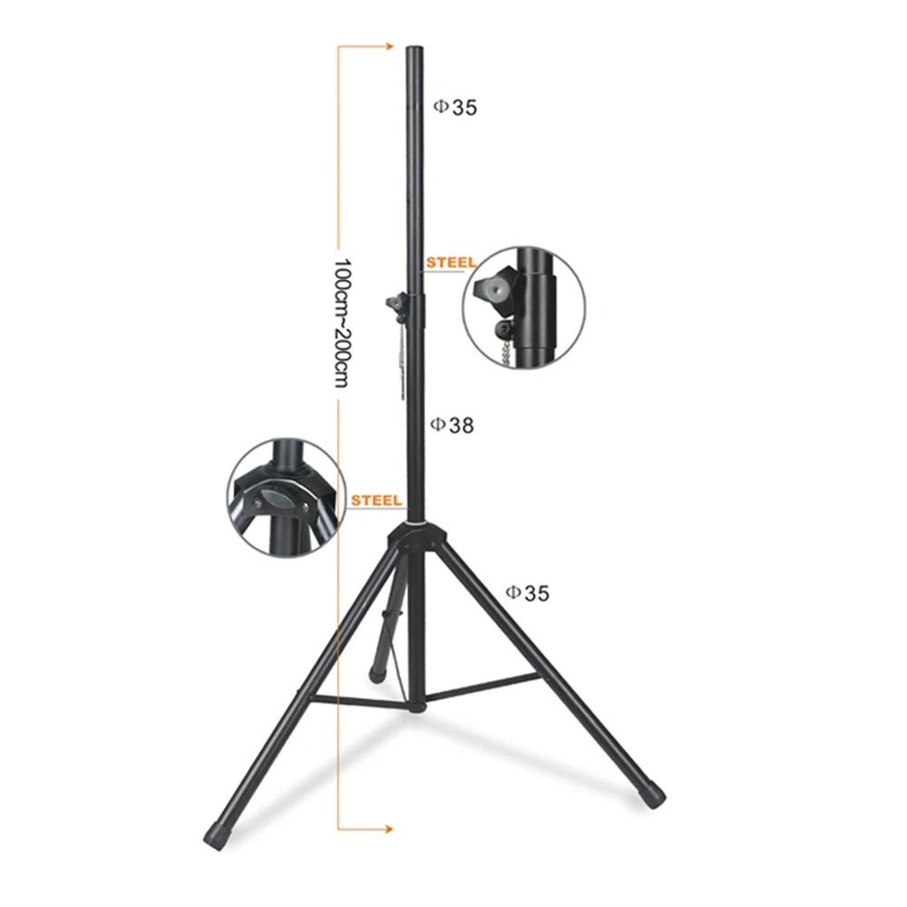Portable Speakers Stand Outdoor Stage Tripod Steel Speaker Stand Buy