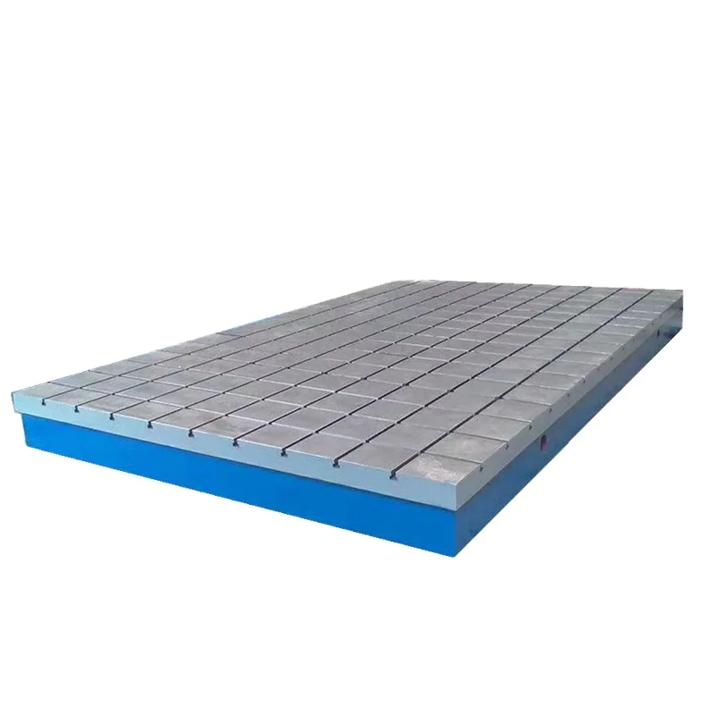 CNC Machine Tool Cast Iron Work Platform Inspection t Slots Worktable Surface Plate Platform