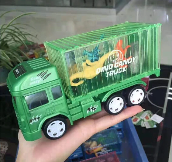 Dinosaur Truck Toys Candy With Dino Sets and Hard Candies Sweets Bombon
