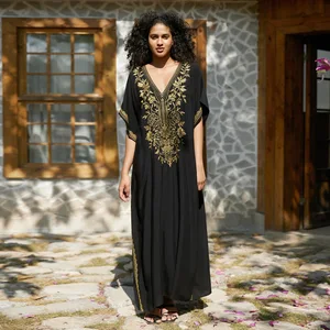 2026 Embroidered Holiday Caftans Women Dresses Luxury Caftan Dubai