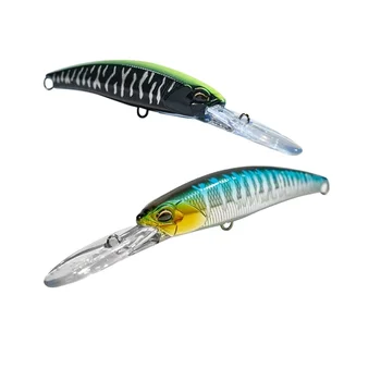 High Quality 140mm 35g Floating Artificial ABS Printed Minnow Lure Hooks for Ocean Boat Mackerel Bass Tuna Topwater Fishing – Minnow – view 2