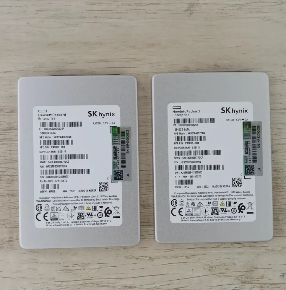 For P41887-004 VK003840GZNK SSD 3.84T SATA SSD - Reliable Storage