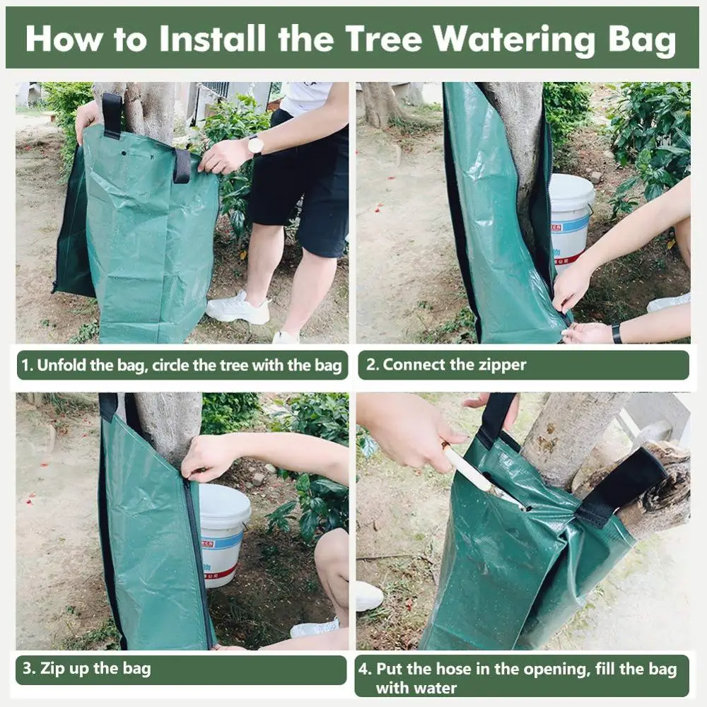 20 Gallon Slow Release Tree Watering Bag UV Proof PVC Irrigation Watering Bag