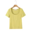 Top amarillo mostaza