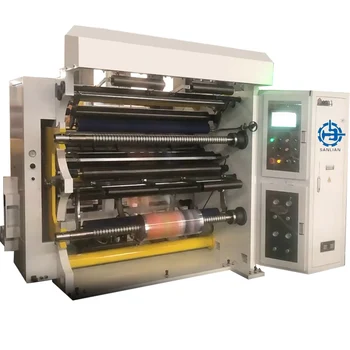 High Speed Roll To Roll Label Slitting Machine for bopp, ldpe, mdpe, hdpe, pvc