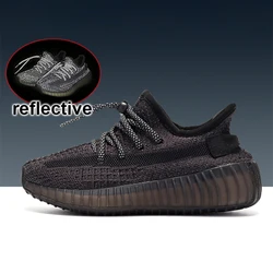 Summer Reflective Casual Kids Shoes Unisex Running Kid Yeezy 350 V2 Kid yeezy350 Sneaker