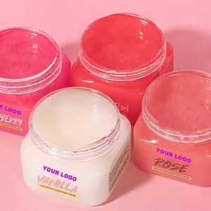 Gentle Exfoliating Sugar Body Scrub for Smooth Silky Skin Watermelon Vanilla & Daily Shower Hydrating Brightening Sulfate-Free