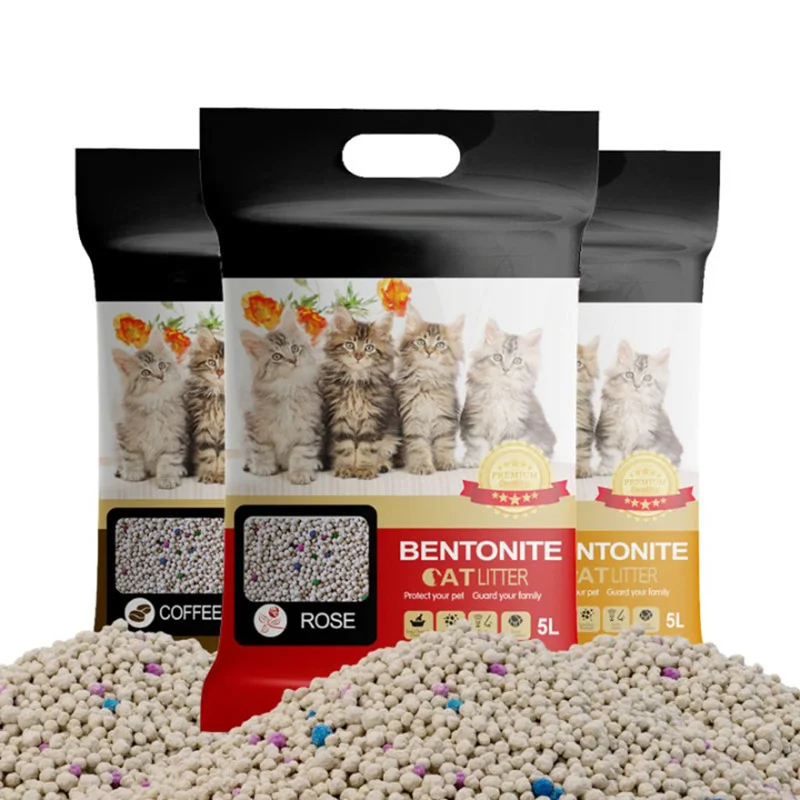 Oem Manufacturers Premium Dust Free Easy Clean Sodium Cat Litter Rose