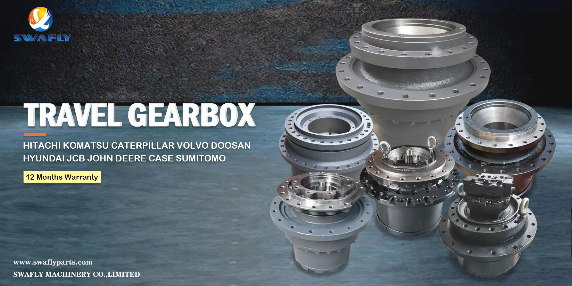 Excavator 170402-00028, K9007404 Final Drive Gearbox for Doosan