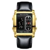 9-Leather Black Gold