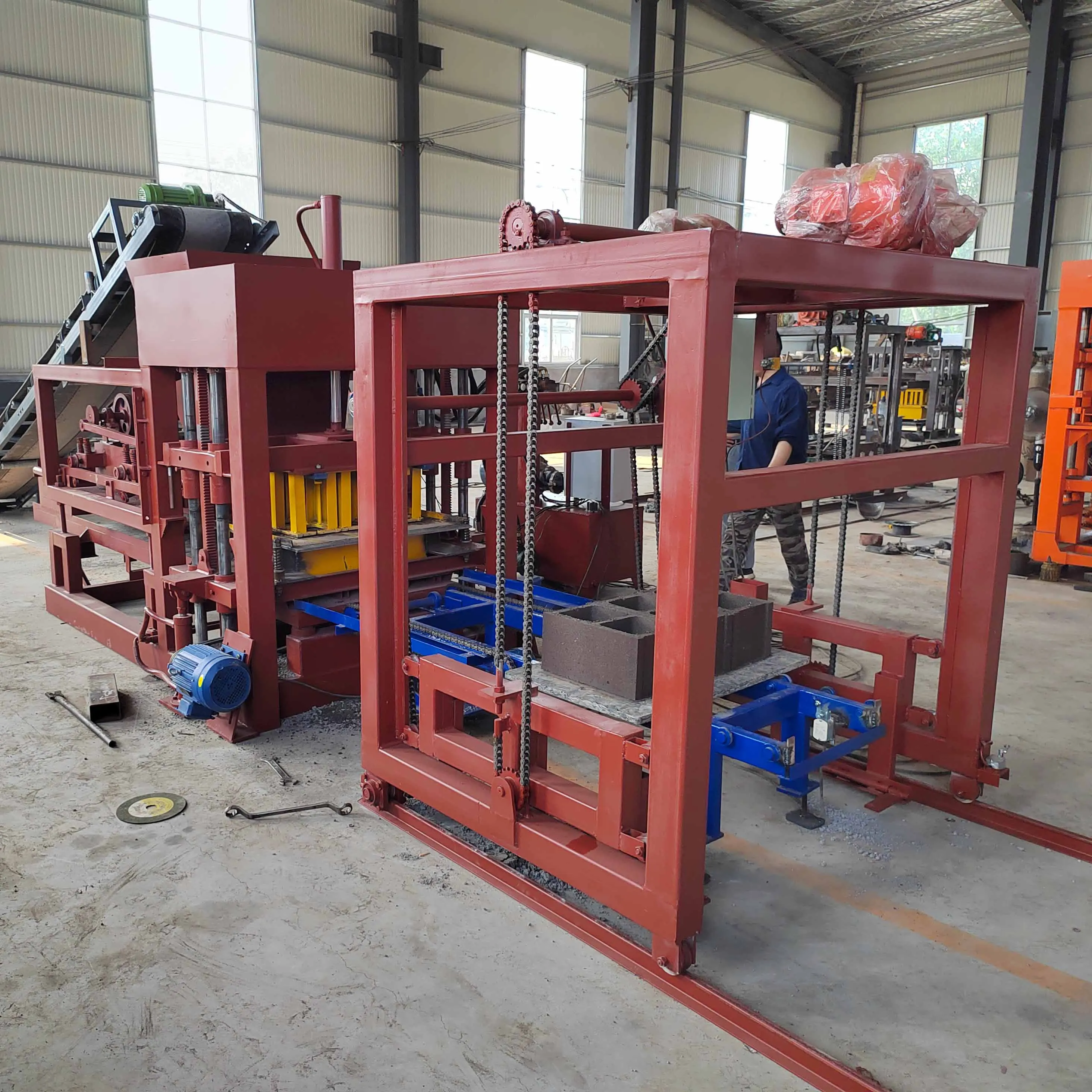 Small Clay Brick Making Machine Hallow Blocks and Red Brick Making Machine Recycled Plastic Bricks Making Machine