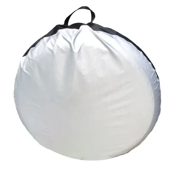 Factory Direct Price Adjustable Custom Slivery Tire Bag Wheel Tire Protection Cover Spare Tire Covers