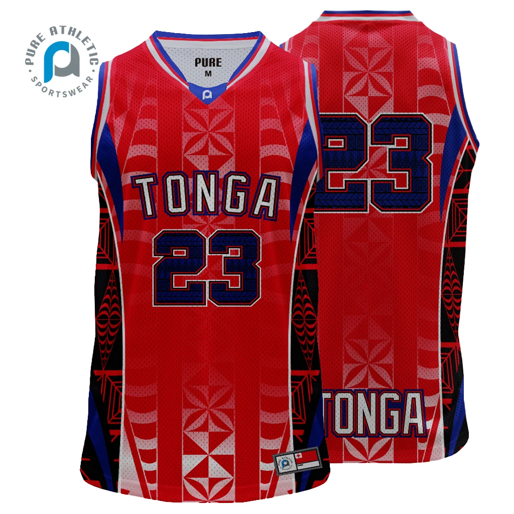 Sila Tonga Basketball Jersey - Tongan Design – Atikapu