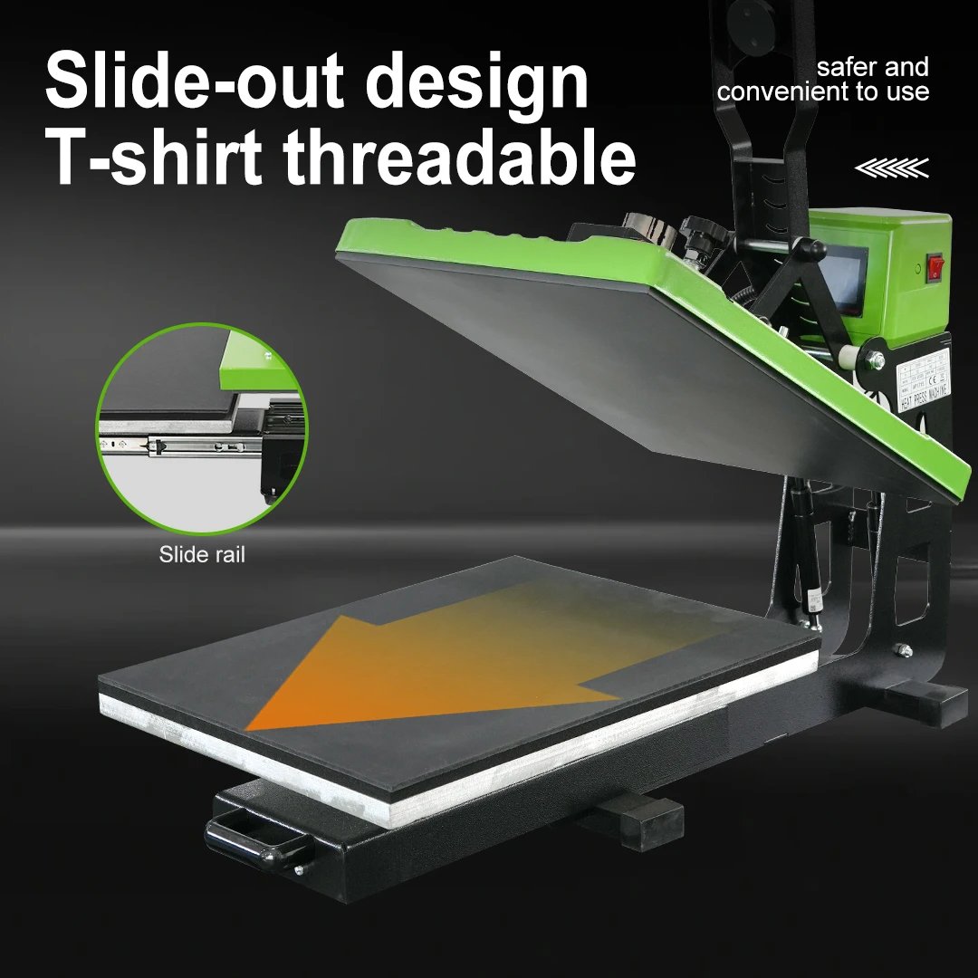 Auplex  Heat Press Machine Sublimation Desgin Paper Pull Out Draw Auto Release AP1715