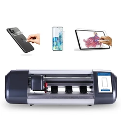 Новая Мобильная машина для резки кожи Гидрогелевая пленка телефона аппарат изготовления керамических защитных