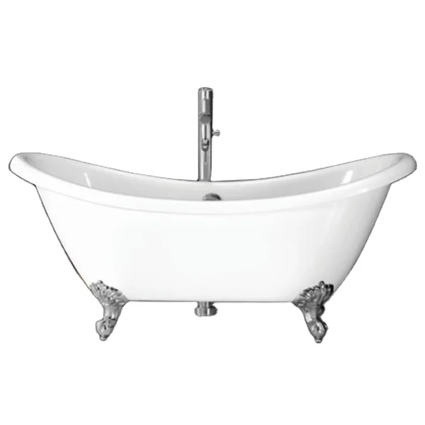 corner clawfoot tub