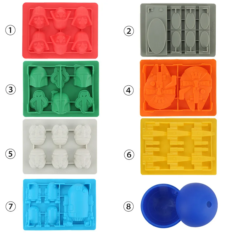 Star Wars Silicone Ice Molds  Star Wars Silicone Cake Mold - 1pc