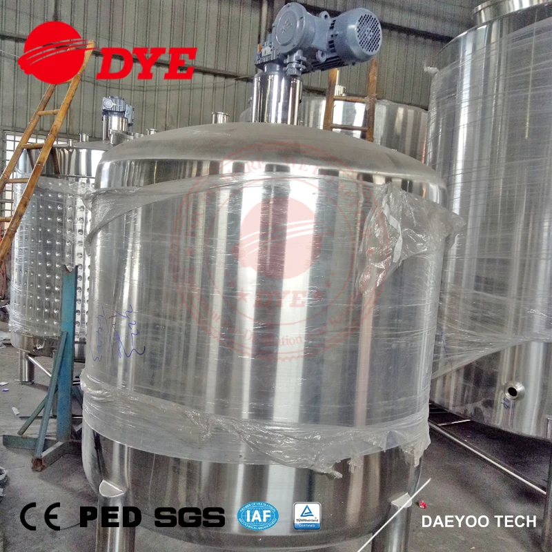 Емкость для хранения из нержавеющей стали, смешивающий бак с мешалкой