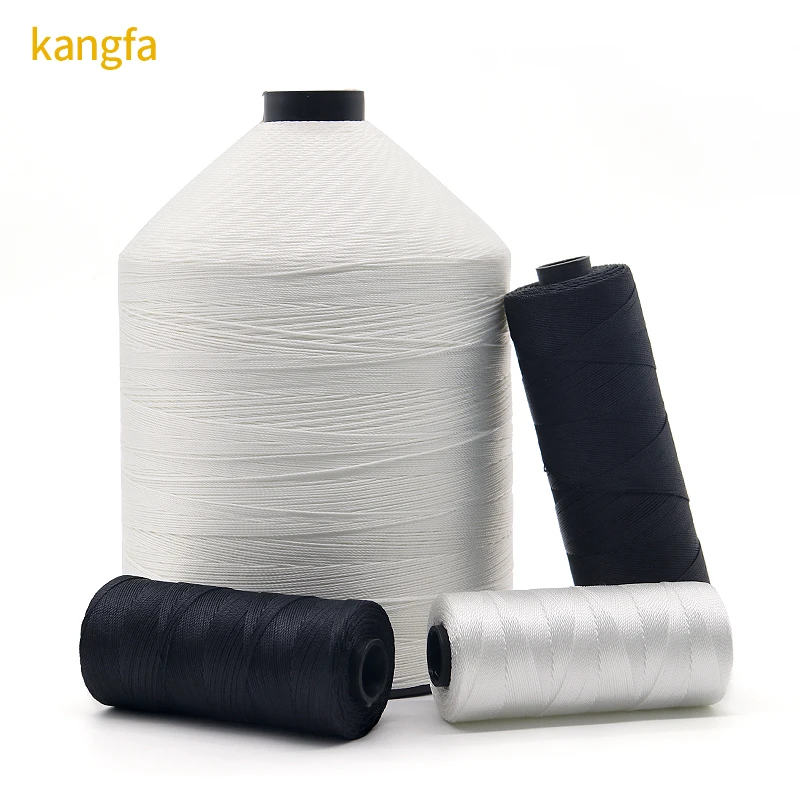 12ply 100 high tenacity polyester thread crochet transparent hilo for quilting mattress-5