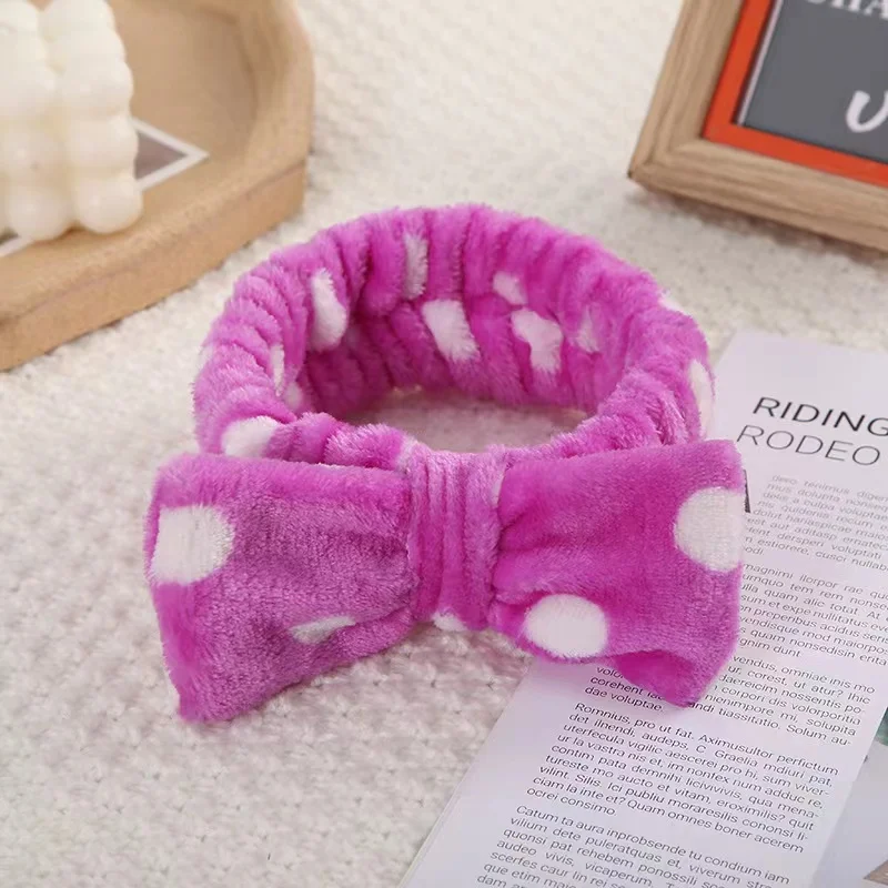 Wholesale Korean Women Wash Face Headband Korean Flannel Simple Pop ...