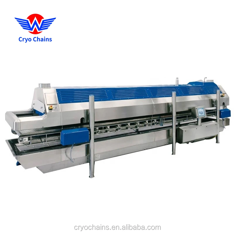 250kg-2T Small Blast Freezer Liquid Nitrogen IQF Tunnel Machine Iqf for Fish Seafoods Shirme Frozen Food