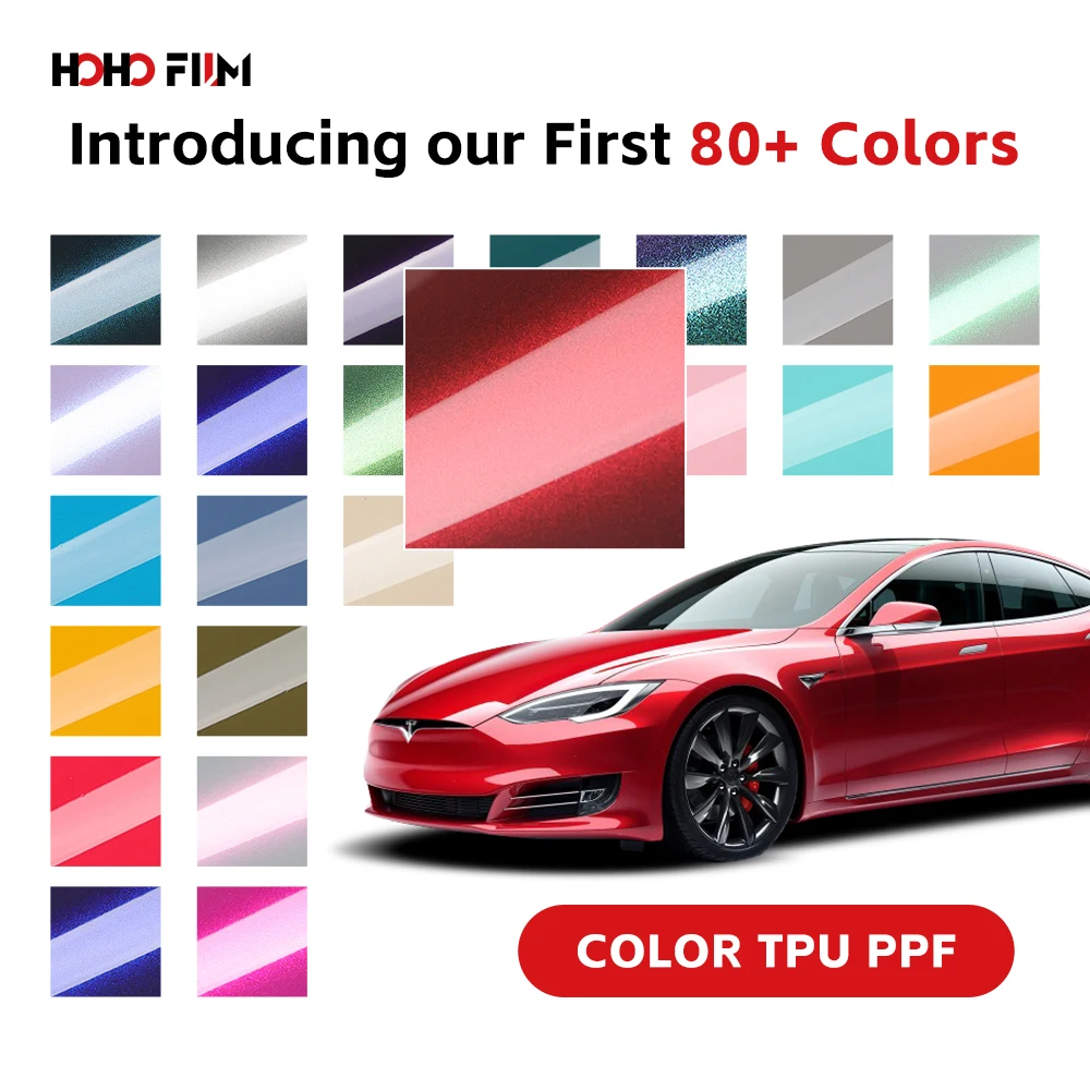 HOHOFILM Color TPU PPF Paint Protection Film Car Films 1 Rolls 1.52*16M Thickness 8mil Color Change PPF for Car