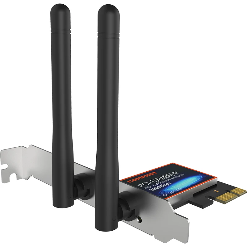 COMFAST CF-WP300 300Mbps Ralink RTL8192EE High Power Mini PCI Wireless LAN Card WiFi PCI-E Card for Desktop PC 2.4G Wifi PCIE-X1