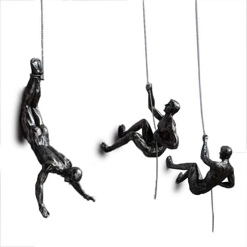 家の装飾のためのアメリカのレトロな登山人間の彫刻の壁のアートアクセサリー Buy クライミング人間 の彫刻 壁アクセサリー家の装飾のため レトロクライミング人間アート Product On Alibaba Com