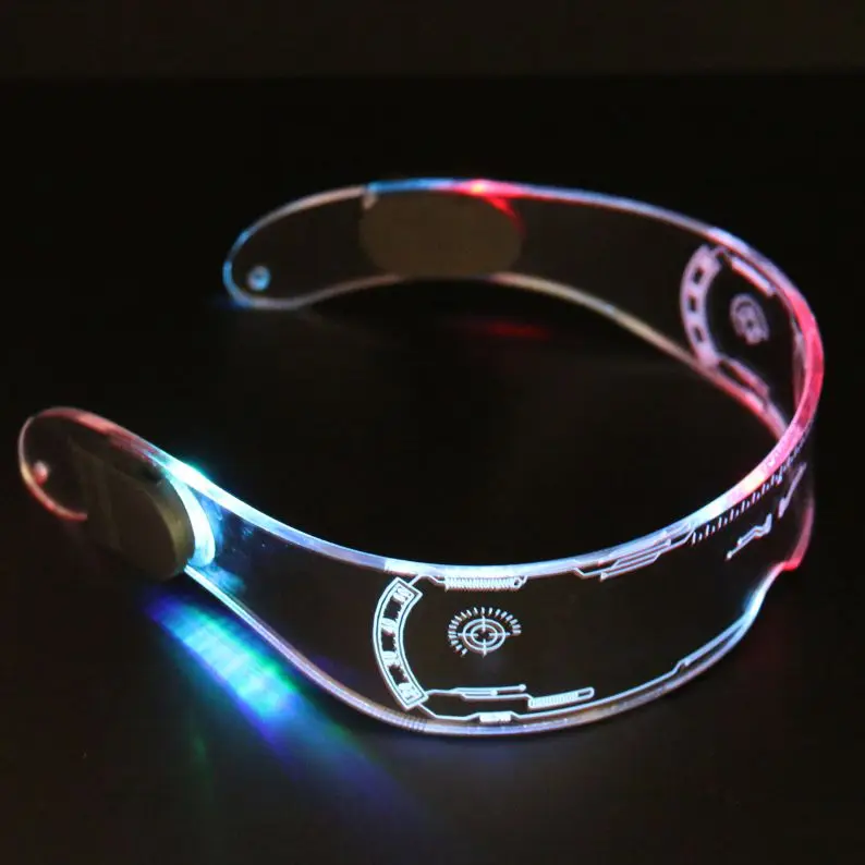 Fashion Technology Flash Color Change Led Party Light up Glasses for Decoration