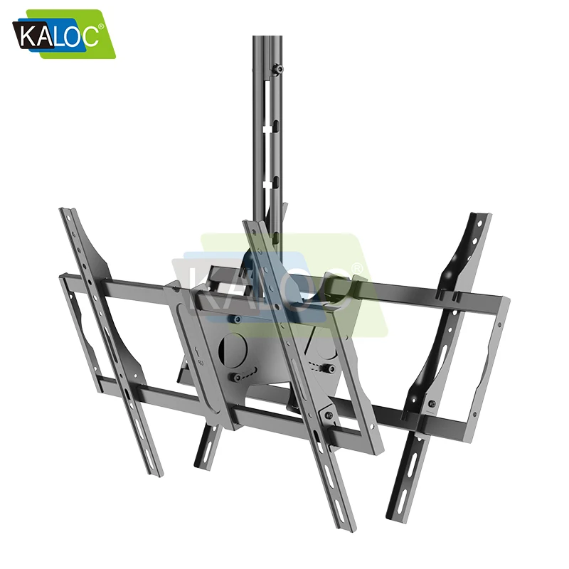 Adjustable Height Rotate Tv Stand Flat Panel Flip Down Wall Brackets