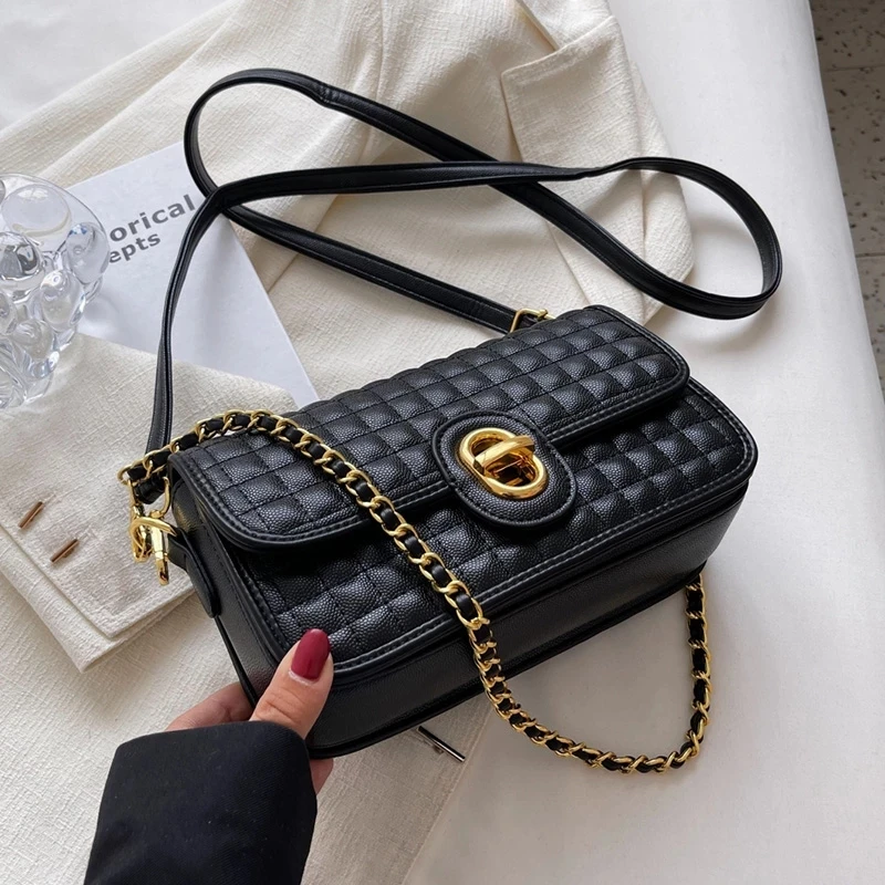Designers Women Chain Mini Shoulder Bags Fashion Small Square Wallet  Diamond Lattice Suture Coin Purse Lady Leather Metal Button Daily Storage  Crossbody Bag From Luxury_wallet88, $50.05