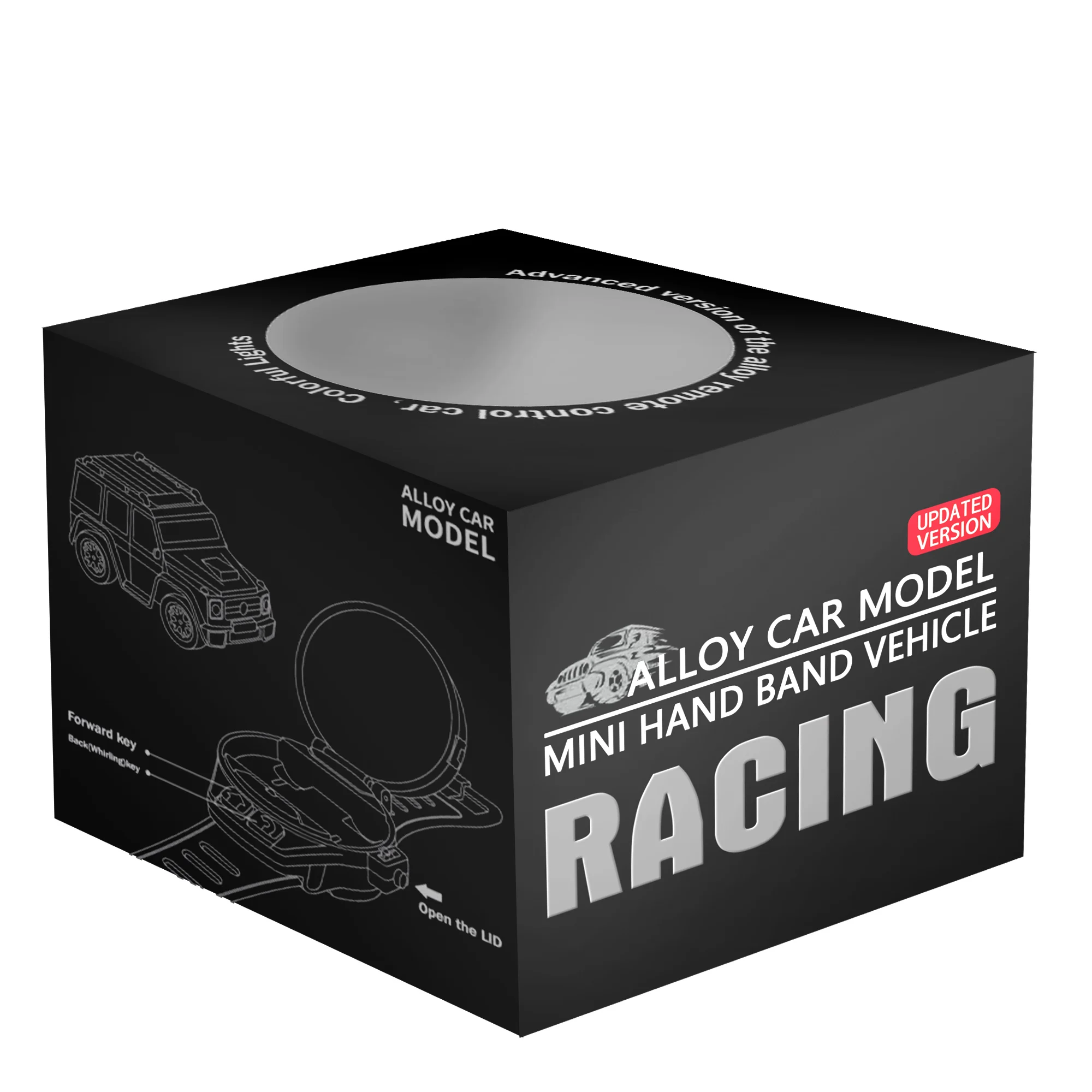 Tiktok Hot Children's Toys Electric 2.4g Remote Control Watch Mini Alloy Rc Car Stunt Drift Usb