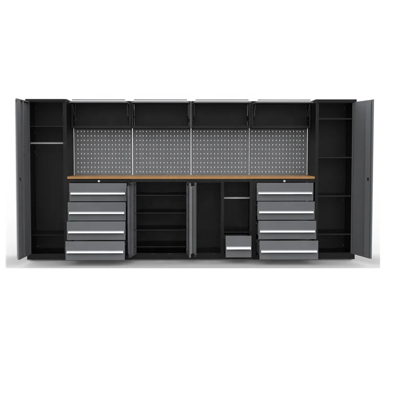 Cheap JZD Garage Tool Cabinet Metal Steel Workshop Workstation  Drawer Work Bench with Tools