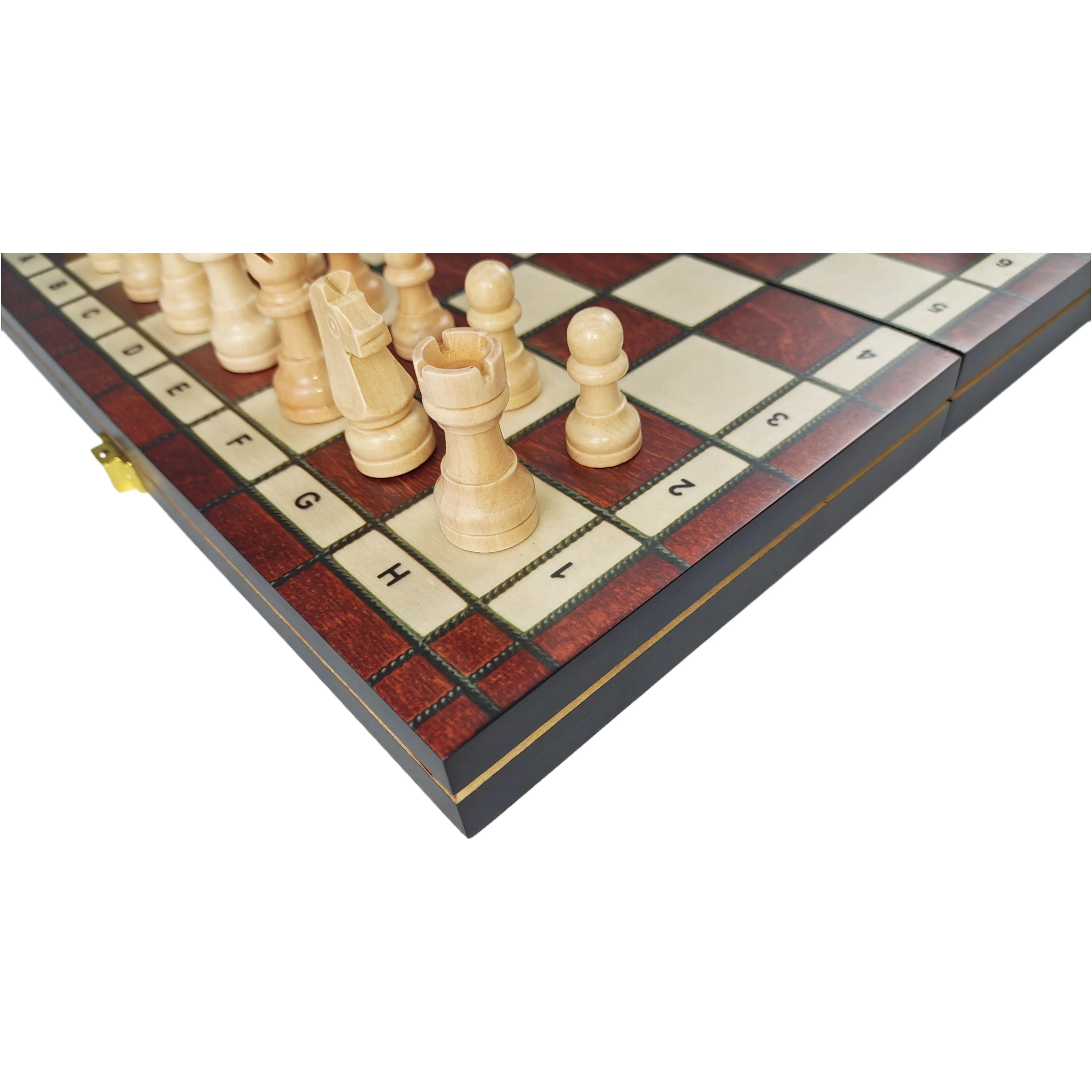 Wholesale 12inch Wooden Magnetic Foldable Chessboard Children's Early Education Gift With Chess Pieces Luxury Set_voghion.com