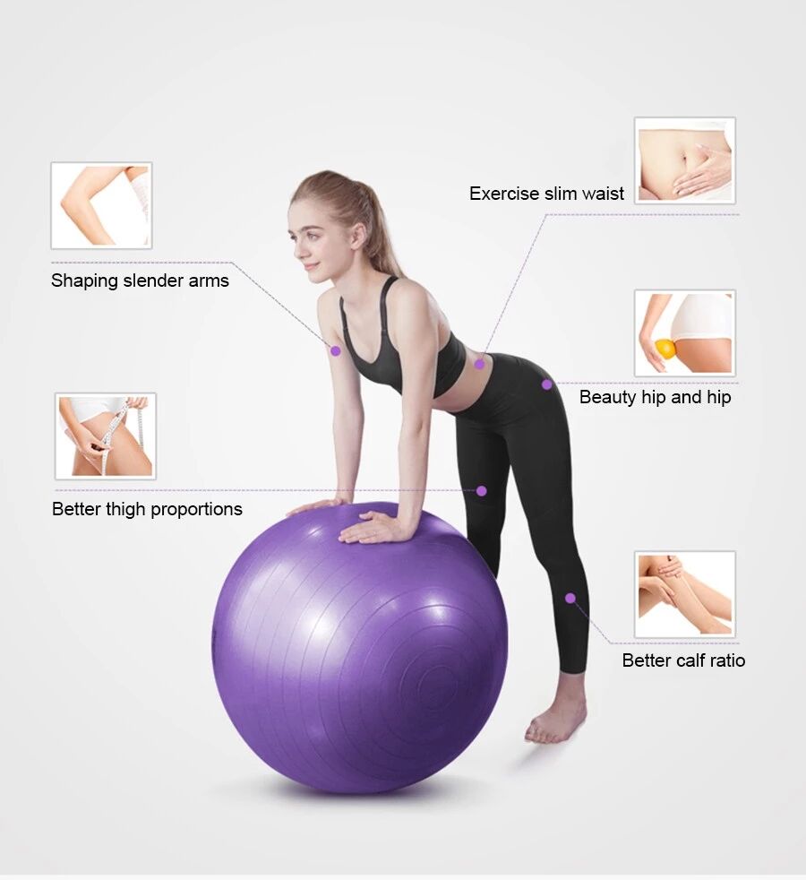 Новинка 2022, модный надувной мяч для фитнеса, с принтом на заказ