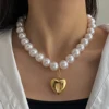 White & Gold Heart A