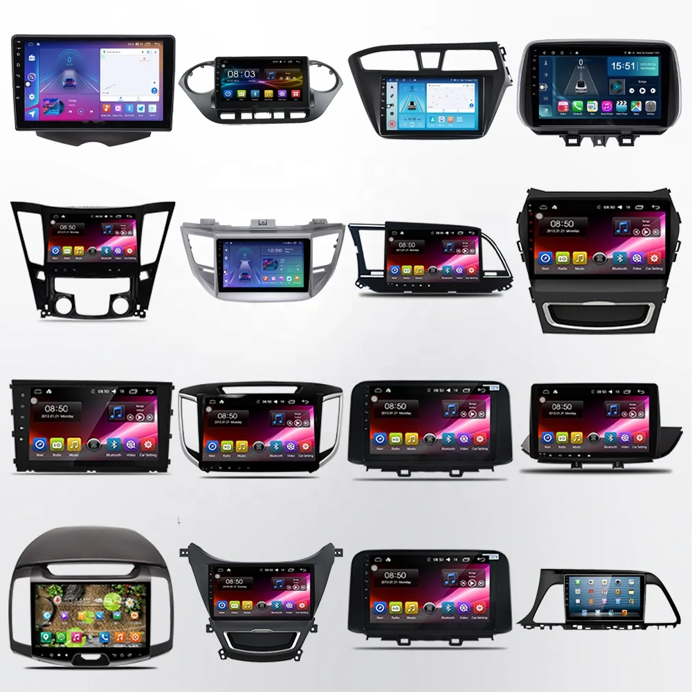 Android 12 Car Radio 9/10 Inch Car Stereo Touch Screen Carplay Car Multimedia Player for Hyundai Tucson Sonata Ix35 I20 Elantra