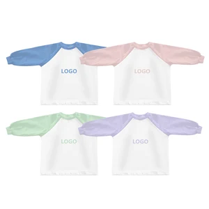 Favorable Price Custom Logo Embroidery Baby Long Sleeves Clothing Tops Crew Neck Children Sweatshirt