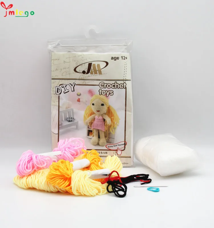 ピンクの金髪のウサギの女の子かわいいdiyかぎ針編み人形子供用ミニラグドールかぎ針編みアミグルミ人形おもちゃ Buy Diyこけし人形 かぎ針 人形手作り Handmaking Homemakingキットセット Product On Alibaba Com