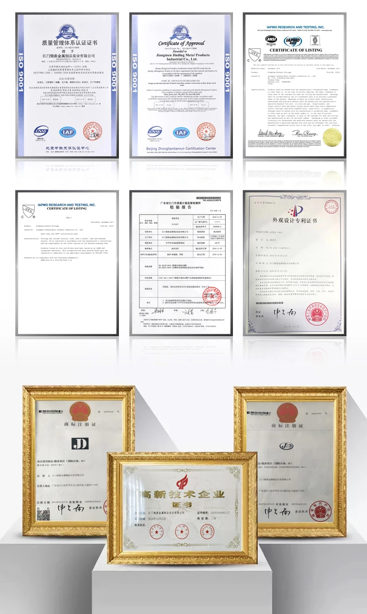 Ducha independiente del grifo de la bañera de latón de la función de agua fría caliente montada en el piso