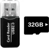 เมมโมรี่การ์ดสีดำ 32GB