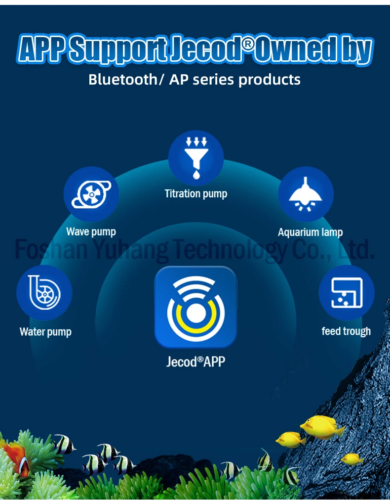 Jecod Eco-Friendly Lightweight Four-Head Aquarium Drip Pump 200ml Ultra-Quiet Energy-Saving WIFI+APP Control 110-240V DC Box product detail 6