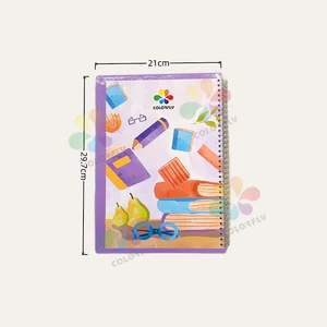 Factory Custom Printing Brand Arabic School Notebook  21x29.7cm 80/100/120Sheets Hardcover Arabic Notebook