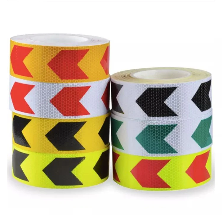 Акриловая/pet светящаяся в темноте Светоотражающая предупреждающая лента для грузовика