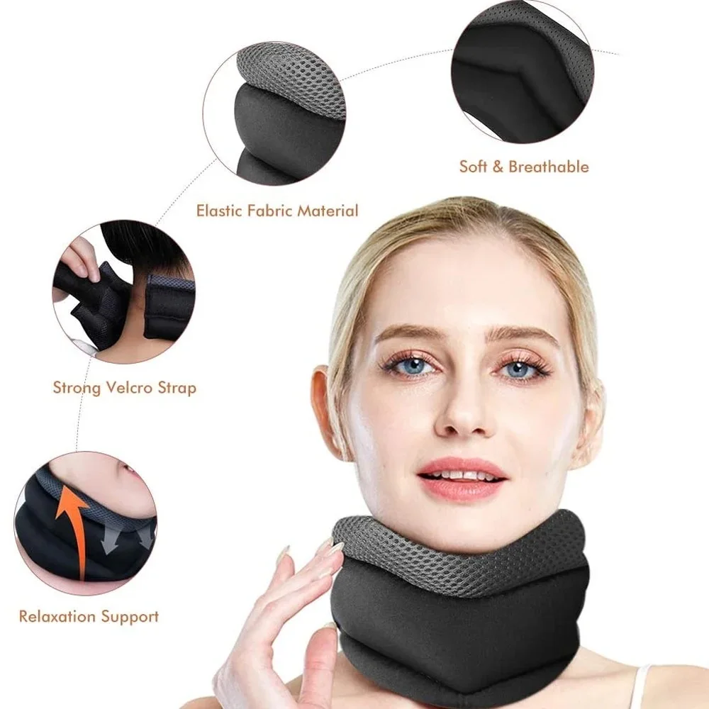 In Stock Adjustable Cervicorrect Neck Support Foam Cervical Collar Neck Support Brace for Neck Pain and Support