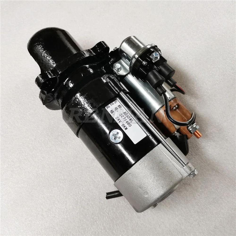 Cummins engine Starter QSB6.7 24V 6Kw Starting Motor 5271460 