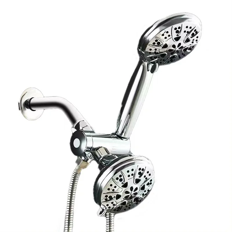 5 Spray Jettings Plastic Shower Head Luxury Top Head 2 In 1 Shower