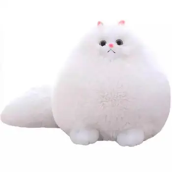 30cm Stuffed plush animal cute white cat plush toy children plush cat gift for birthday